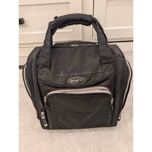 Samsonite Upright Wheeled Carry On Luggage Black Travel Case